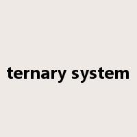 ternary system是什么意思