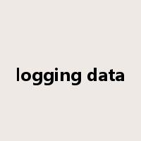 logging data是什么意思