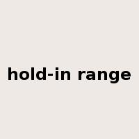 hold-in range是什么意思