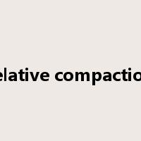relative compaction是什么意思
