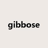 gibbose是什么意思