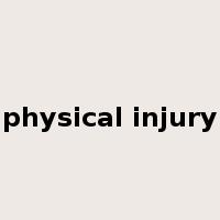 physical injury是什么意思