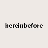 hereinbefore是什么意思