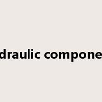 Hydraulic components是什么意思