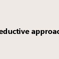 deductive approach是什么意思
