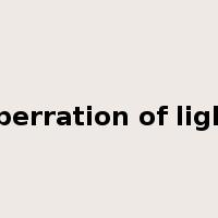 aberration of light是什么意思