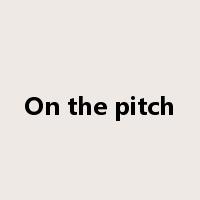 On the pitch是什么意思