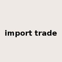 import trade是什么意思
