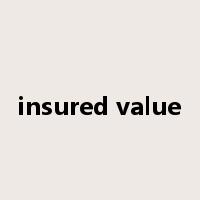 insured value是什么意思
