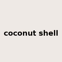 coconut shell是什么意思