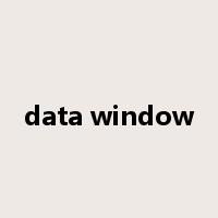 data window是什么意思
