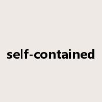 self-contained是什么意思
