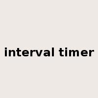 interval timer是什么意思