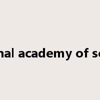 national academy of science是什么意思