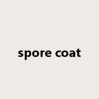 spore coat是什么意思