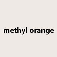 methyl orange是什么意思