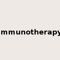 immunotherapy是什么意思
