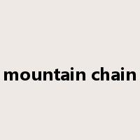 mountain chain是什么意思