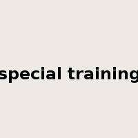special training是什么意思
