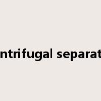 centrifugal separator是什么意思