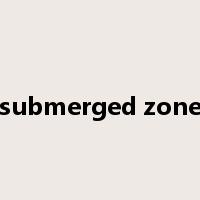 submerged zone是什么意思