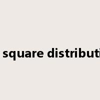 chi square distribution是什么意思