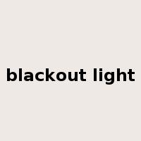blackout light是什么意思