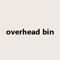 overhead bin是什么意思