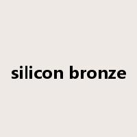 silicon bronze是什么意思