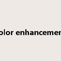 color enhancement是什么意思