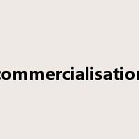 commercialisation是什么意思