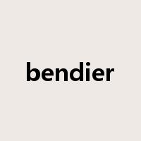 bendier是什么意思