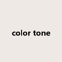 color tone是什么意思
