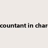 accountant in charge是什么意思