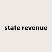 state revenue是什么意思
