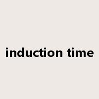 induction time是什么意思
