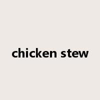 chicken stew是什么意思