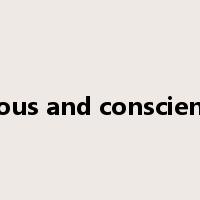 cautious and conscientious是什么意思