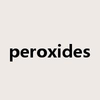 peroxides是什么意思