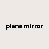 plane mirror是什么意思