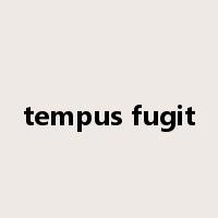 tempus fugit是什么意思