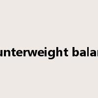 counterweight balance是什么意思