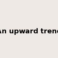 An upward trend是什么意思