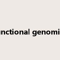 functional genomics是什么意思