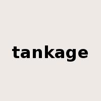 tankage是什么意思