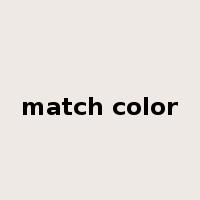 match color是什么意思