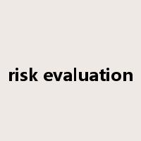 risk evaluation是什么意思