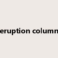 eruption column是什么意思