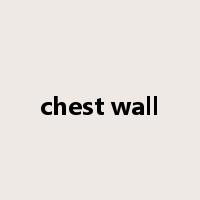 chest wall是什么意思
