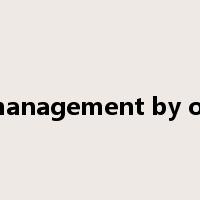 project management by objectives是什么意思